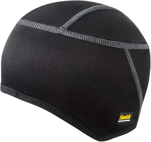 Vista 3 de Santic Casco de calavera de ciclismo para correr, casco de bicicleta, forro polar térmico resistente al viento, se adapta debajo de los cascos