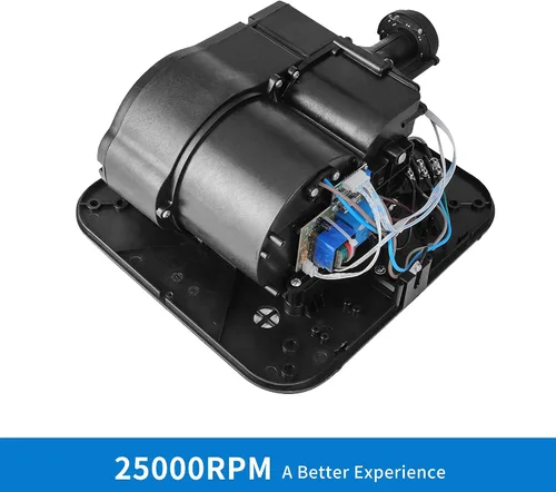 Vista 3 de Goetland Secador de manos comercial de acero inoxidable 1800w automático de alta velocidad resistente con pulido mate, paquete de 2