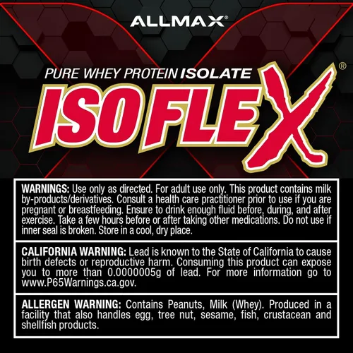 Vista 9 de ALLMAX Nutrition - ISOFLEX Polvo de Proteína de Suero, Proteína de Suero Aislada, 27g de Proteína, Pastel de Cumpleaños, 2 lb