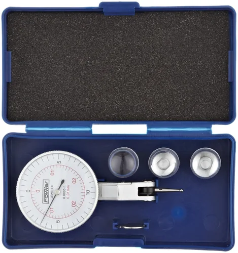 Vista 3 de Fowler 52-560-060-0, Indicador de prueba horizontal con rango de medición de 0-0.025", blanco