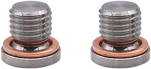 Vista 4 de Reemplazo del tapón y arandela de drenaje de aceite del motor del cárter para Polaris Sportsman RZR Ranger Scrambler 7052306
