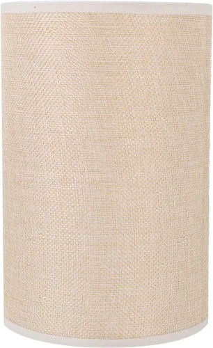 Vista 10 de Lurrose Lámpara de arpillera Pantalla Cilindro Lámpara Sombra Barril s Pequeño s Moderna Cubierta de Luz Accesorio de Moda