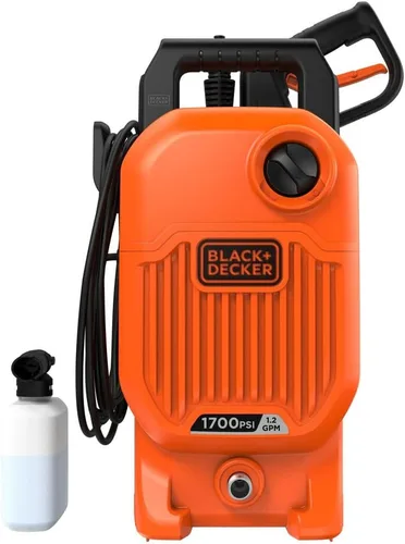 Vista 2 de BLACK+DECKER Lavadora a presión eléctrica, agua fría, 1700 PSI, 1.2 GPM (BEPW1700)