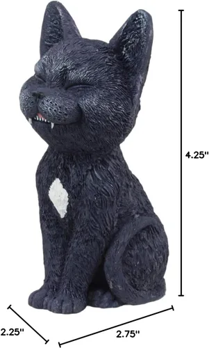 Vista 7 de Ebros Sinister TeeHee Pets Grinning - Figura coleccionable de gato negro de 4 pulgadas de alto