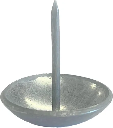 Vista 4 de Tachuelas de Tapicería Premium, Clavos de Cabeza de 1 pulgada de Diámetro, Adorno Decorativo Grande para Muebles (25, Peltre Antiguo)