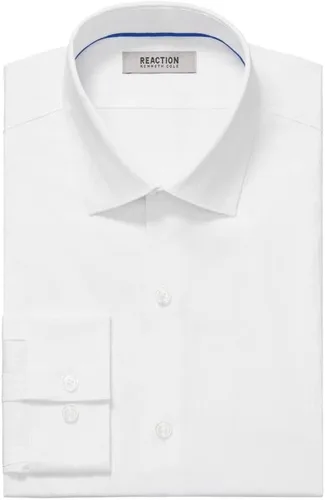 Vista 3 de Kenneth Cole Reaction Camisa de vestir para hombre Slim Fit Techni-Cole Stretch