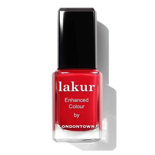 Vista 27 de LONDONTOWN Lakur Nail Polish - Red, Long-Lasting, Streak-Free, Chip-Resistant 21+ Free Non-Toxic Vegan Nail Color, Strengthens & Hydrates Nails