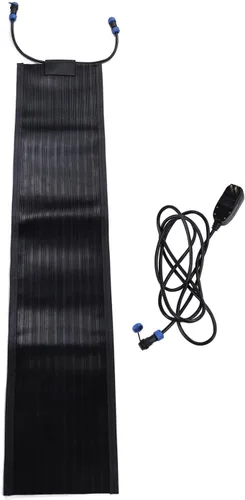 Vista 9 de TOPINCN Snow Melting Mat Heated Snow Melting Mat 180W Electric Snow Melting Mat Heated Outdoor Doormat for Winter Entrances Steps Road (US Plug 120V)