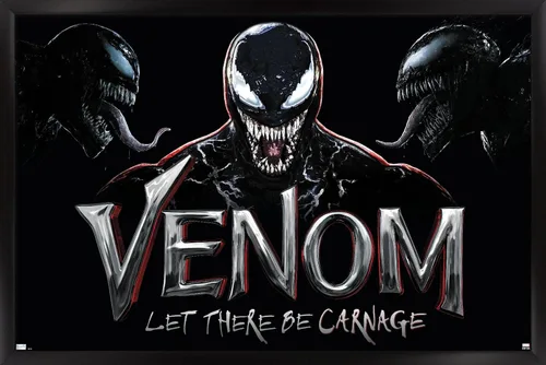 Vista 8 de Trends International Marvel Venom: Let There be Carnage - Póster de collage de pared, 22.4 pulgadas de largo x 14.7 pulgadas, versión enmarcada