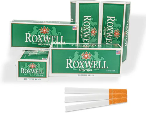 Vista 10 de Roxwell - Tubos para cigarrillos tamaño King – 1000 unidades – 5 cajas de 200 tubos – Filtros blancos de extracción suave – Tubos preenrollados