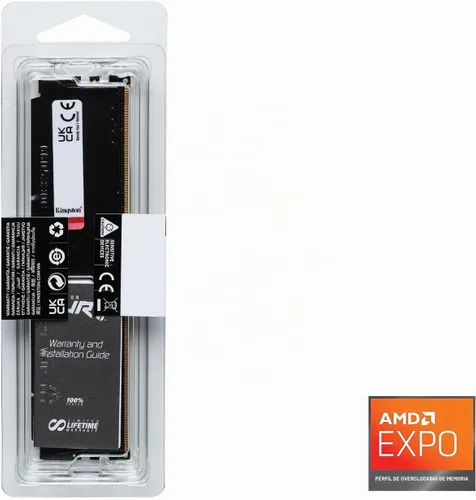 Vista 6 de Kingston FURY Beast Memoria de escritorio DDR5 CL36 de 32 GB 5600MT/s AMD EXPO Módulo único KF556C36BBE2-32
