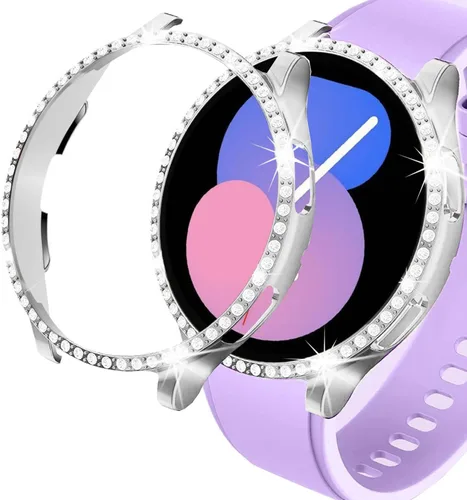 Vista 44 de DEALELE Paquete de 1 + 3 fundas compatibles con Samsung Galaxy Watch 7 Ultra (1.772 pulgadas), funda protectora de policarbonato transparente