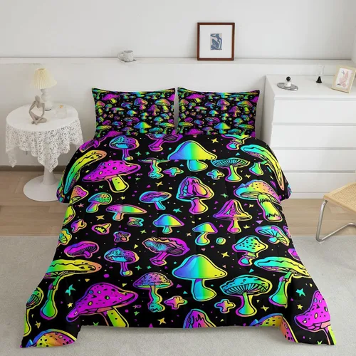 Vista 21 de Erosebridal - Juego de edredón Samurai, juego de ropa de cama al atardecer, edredón japonés de samurái cálido y suave, decoración de dormitorio