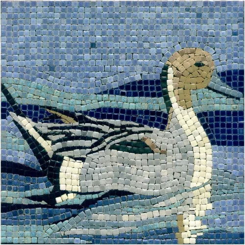 Vista 21 de Crea una verdadera obra de arte de mosaico con nuestro kit de hazlo tú mismo, acuario cuadrado de 7 pulgadas (18 cm)