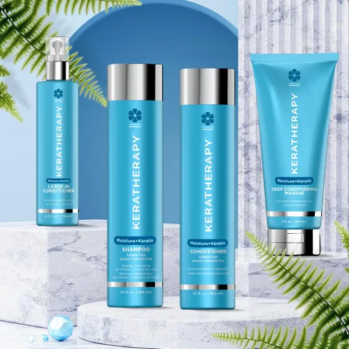 Vista 8 de Keratherapy Acondicionador hidratante sin enjuague en aerosol con infusión de queratina, 8.5 onzas líquidas, acondicionador hidratante sin enjuague