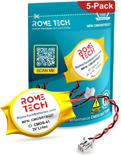 Vista 7 de Rome Tech Batería CMOS CR2032 para Dell Latitude D830, E6530 N4050 E7270