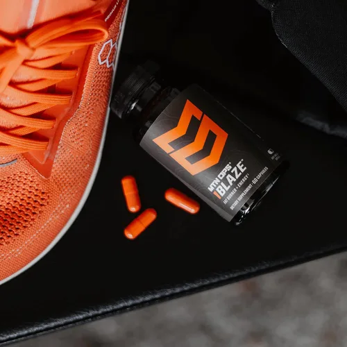 Vista 5 de MTN OPS Quemador de grasa Blaze y potenciador termogénico del metabolismo para pérdida de peso, 210 mg de cafeína por porción pastillas de cafeína