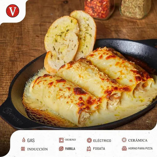 Vista 3 de Victoria Sartén y plato de servir ovalado de 11.5