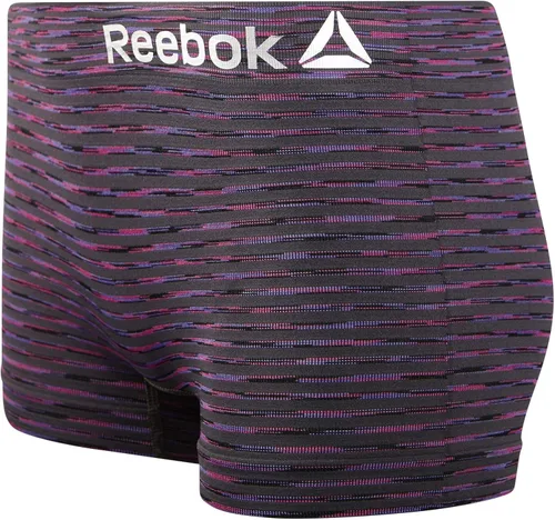 Vista 3 de Reebok Bragas sin costuras elásticas de rendimiento para mujer (paquete de 6)