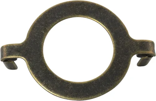Vista 4 de 2pcs E26 Lámpara de zócalo fenólico Arpa Base de Sillín para Base Roscada E26, 1-7/16" (36 mm) Bronce