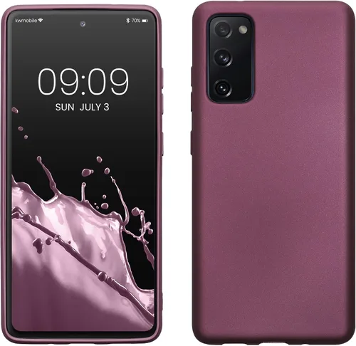Vista 15 de kwmobile Funda compatible con Samsung Galaxy S20 FE - Funda protectora de silicona TPU suave y delgada - Azul Báltico