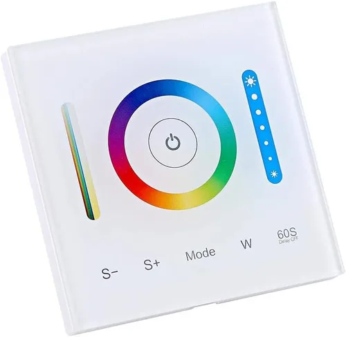 Vista 5 de TOPINCN Panel táctil LED controlador indicador lámpara para RGB/RGBW/RGB+CCT Color cambiante tira luz tira luz controlador
