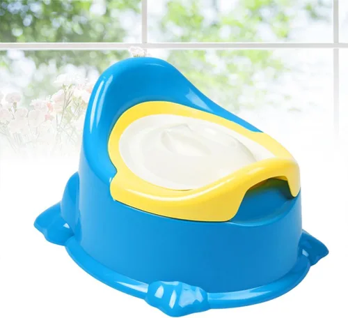Vista 7 de FOMIYES Silla de entrenamiento para ir al baño para niños y niñas, asientos de orinal portátiles para bebés, inodoro antideslizante con recipiente