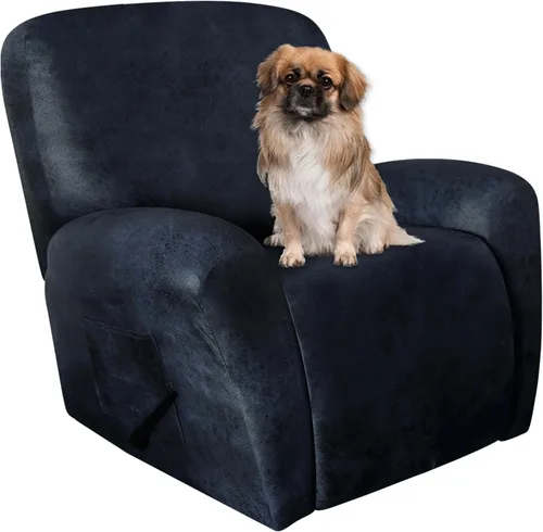 Vista 53 de ANARACHON Fundas para Sillas Reclinables Tipo Cuero, 4 Piezas Funda para Sillón Reclinable Lazy Boy, Protector de Muebles - Funda Suave Lavable