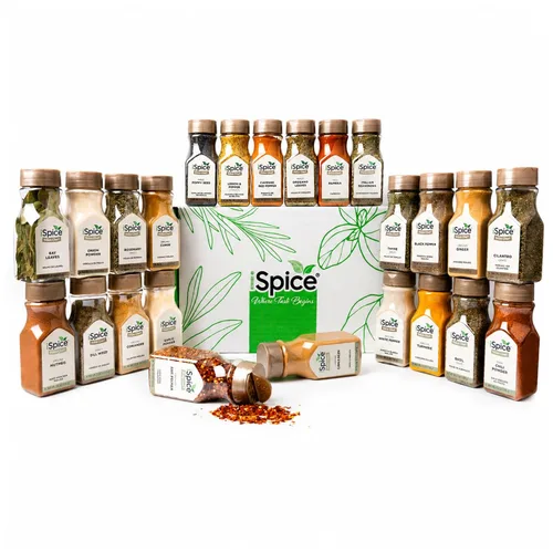 Vista 2 de iSpice Paquete de 24 Especias Gourmet - Colección Definitiva de Especias y Condimentos para Cocinar (Fusión de Cocina)