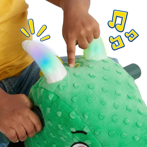 Vista 7 de Radio Flyer Juguete de Montar de Peluche para Niños Pequeños – Juguete de Montar Rodante Suave y Acolchado para Niños de 1–3 Años, Juguete de Empuje
