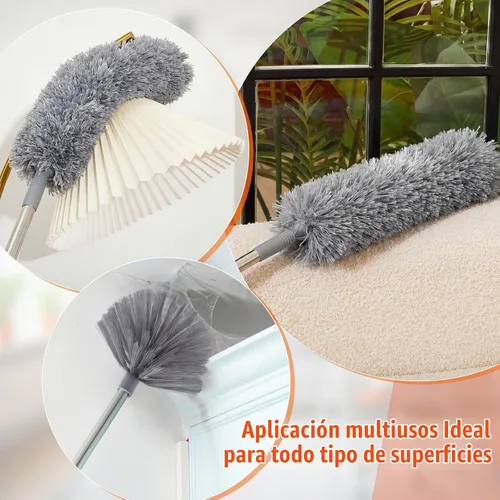 Vista 6 de Kit de plumero de alto alcance de 30 pies con poste de extensión de 2 a 24 Gris