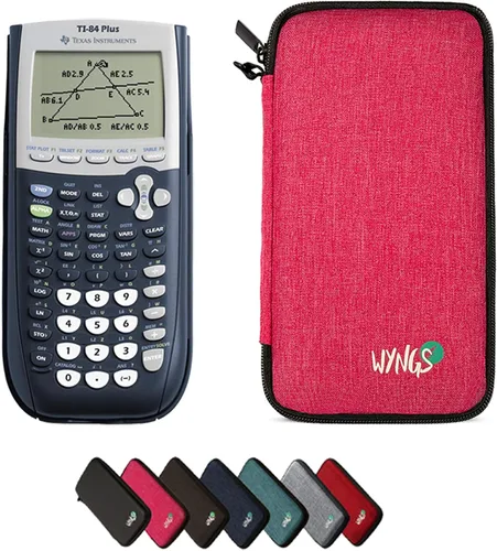 Vista 10 de Calculadora gráfica TI 84 Plus + funda protectora WYNGS color negro