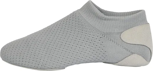 Vista 3 de Linodes Unisex 019 Nylon Superior Cuero Suela Slip-Jazz Zapato para Mujeres y Hombres Zapatos de Baile