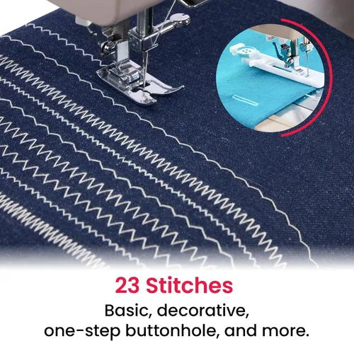 Vista 15 de SINGER® Heavy Duty 4523™ Next Evolution Sewing Machine with Accessories Beige