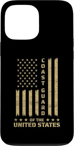 Vista 24 de Funda USCG de la Guardia Costera de Estados Unidos y la bandera estadounidense USCG para iPhone 16