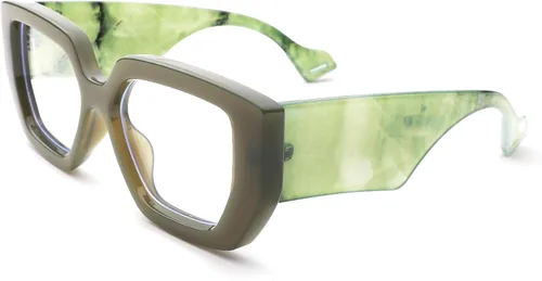 Vista 16 de Hycredi Gafas de luz azul de marco grueso para mujeres y hombres, anteojos cuadrados de gran tamaño para juegos de computadora con lente transparente