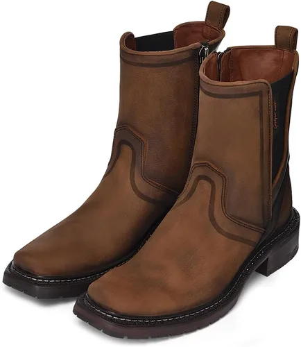 Vista 7 de Cuadra Bota Hombre en piel bovina con acabado mate 1J2ORS