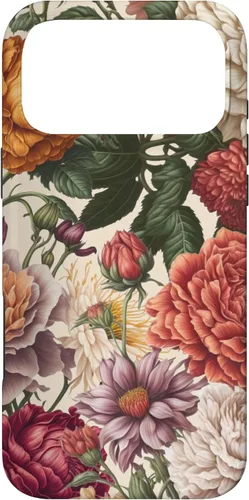 Vista 22 de Cute Flowers Vintage Botanical Floral Illustration Women Case for iPhone 17