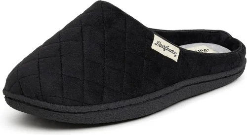 Vista 19 de Dearfoams - Pantuflas de espuma viscoelástica para mujer Leslie Terry con anchos amplios para interiores Paradise Pink Terry