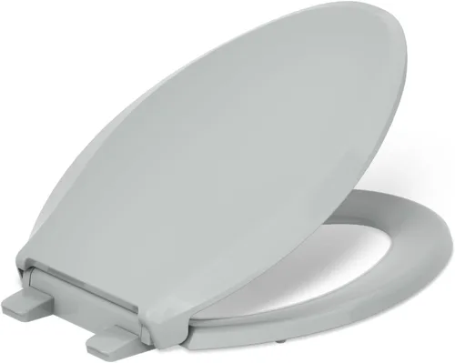 Vista 16 de KOHLER 4639-RL-0 Cachet ReadyLatch Asiento de inodoro redondo con cierre suave, color blanco