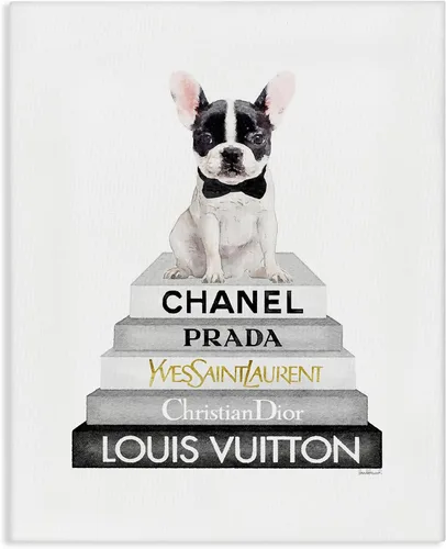 Vista 28 de Stupell Industries Fancy Boston Terrier - Estantería para perros, diseño de Amanda Greenwood Stupell Industries · By Amanda Greenwood · Ready to