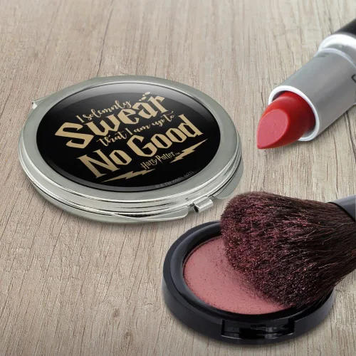 Vista 2 de Harry Potter I Am Up To No Good - Bolso compacto de viaje con espejo de maquillaje