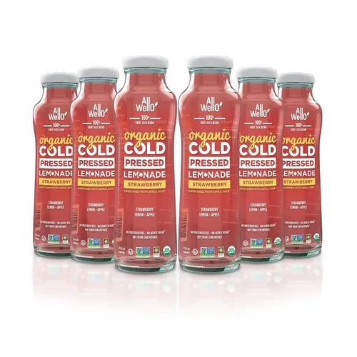 Vista 15 de ALLWELLO Bebidas orgánicas de jugo prensado en frío con frutas y verduras reales sin gluten, sin OMG, jugos saludables sin conservantes sin azúcar