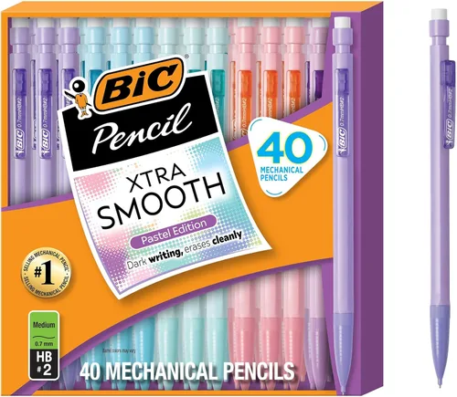 Vista 7 de BIC Xtra-Life - Portaminas, 0.7 mm, 40 unidades Diseño recargable y retráctil Cable resistente a la rotura para mayor durabilidad Ideal