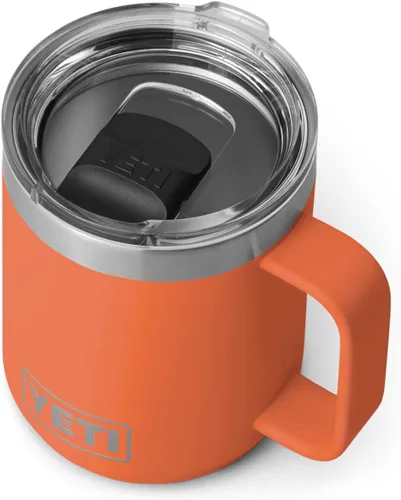 Vista 22 de YETI Rambler - Taza apilable de 10 onzas, aislada al vacío, acero inoxidable con tapa MagSlider, acero inoxidable