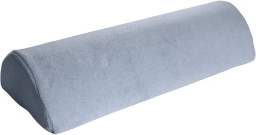 Vista 5 de Almohada suave de espuma viscoelástica 4 en 1, color blanco, media luna/media cilíndrica, almohada cervical, soporte lumbar, espalda y rodilla