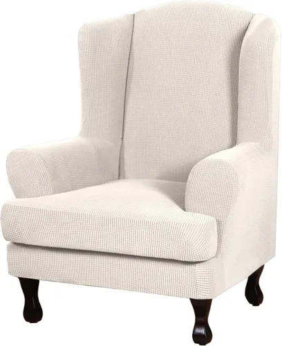 Vista 45 de H.VERSAILTEX - 2 fundas protectoras de licra suave Jacquard para respaldo de silla, lavable a máquina