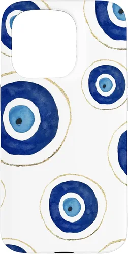 Vista 14 de Funda para teléfono con diseño de amuleto contra el mal de ojo, color blanco para iPhone 17