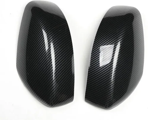 Vista 7 de Par de espejo retrovisor lateral tapa cubierta Trim para Infiniti G37 2008 Fibra de carbono