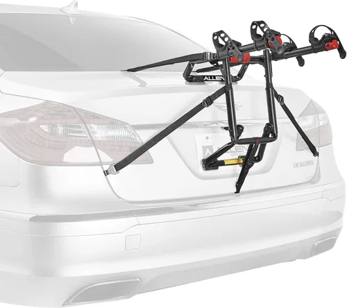 Vista 2 de Allen Sports Premier Portaequipajes de Maletero para 2 Bicicletas, Modelo S102, Negro